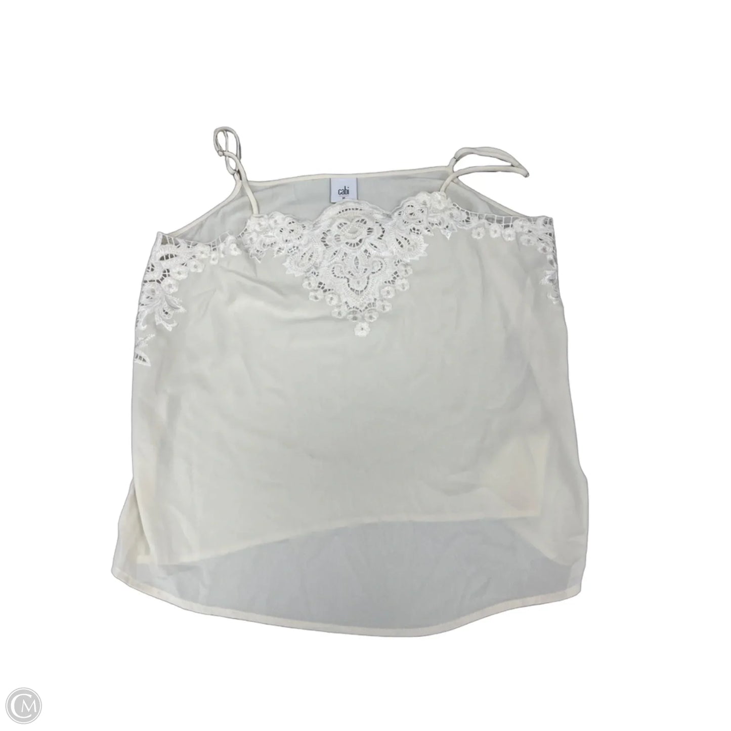 Tank Top By Cabi In Cream, Size: M