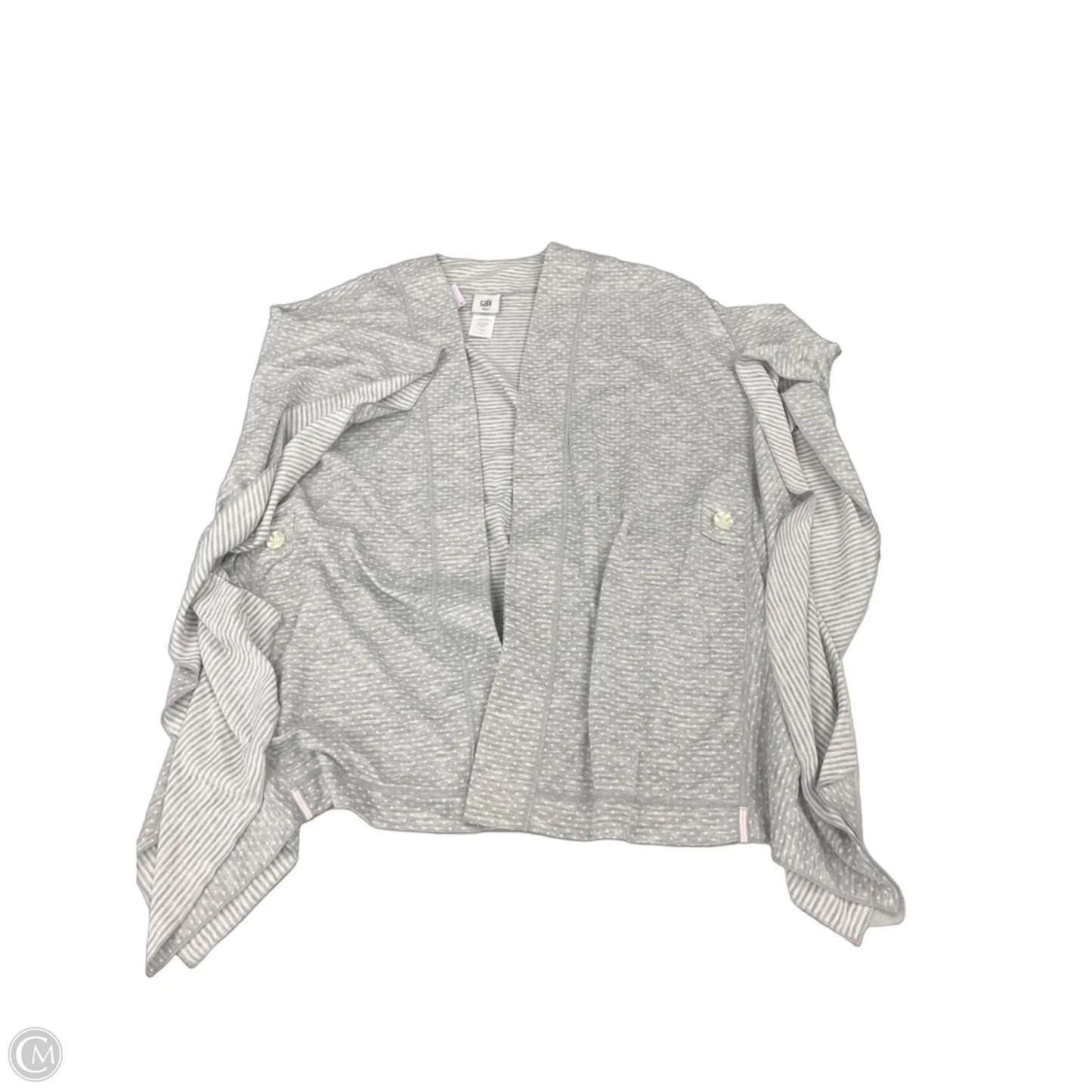 Cardigan By Cabi In Grey & White, Size: Xs