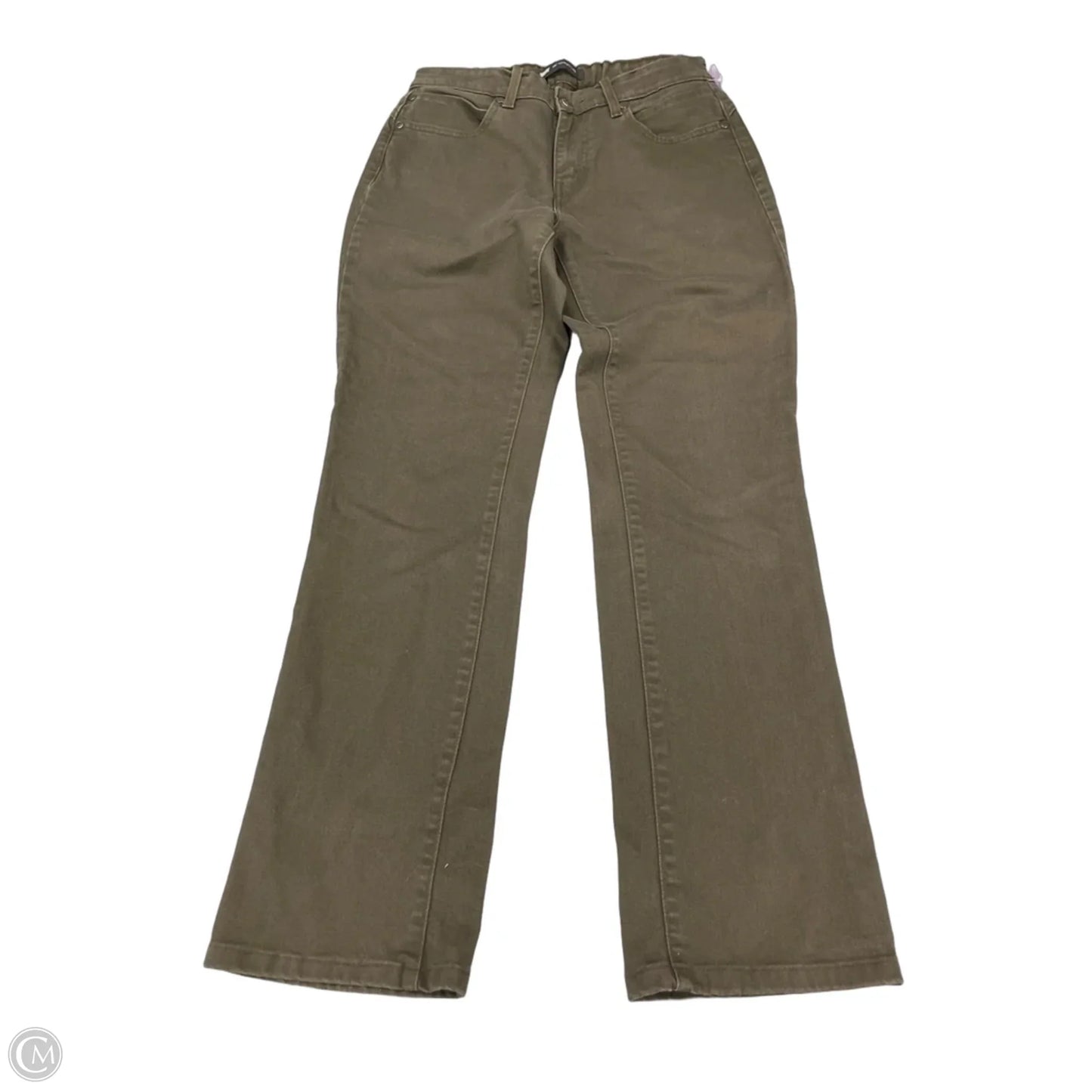 Jeans Straight By Levis In Green, Size: 8