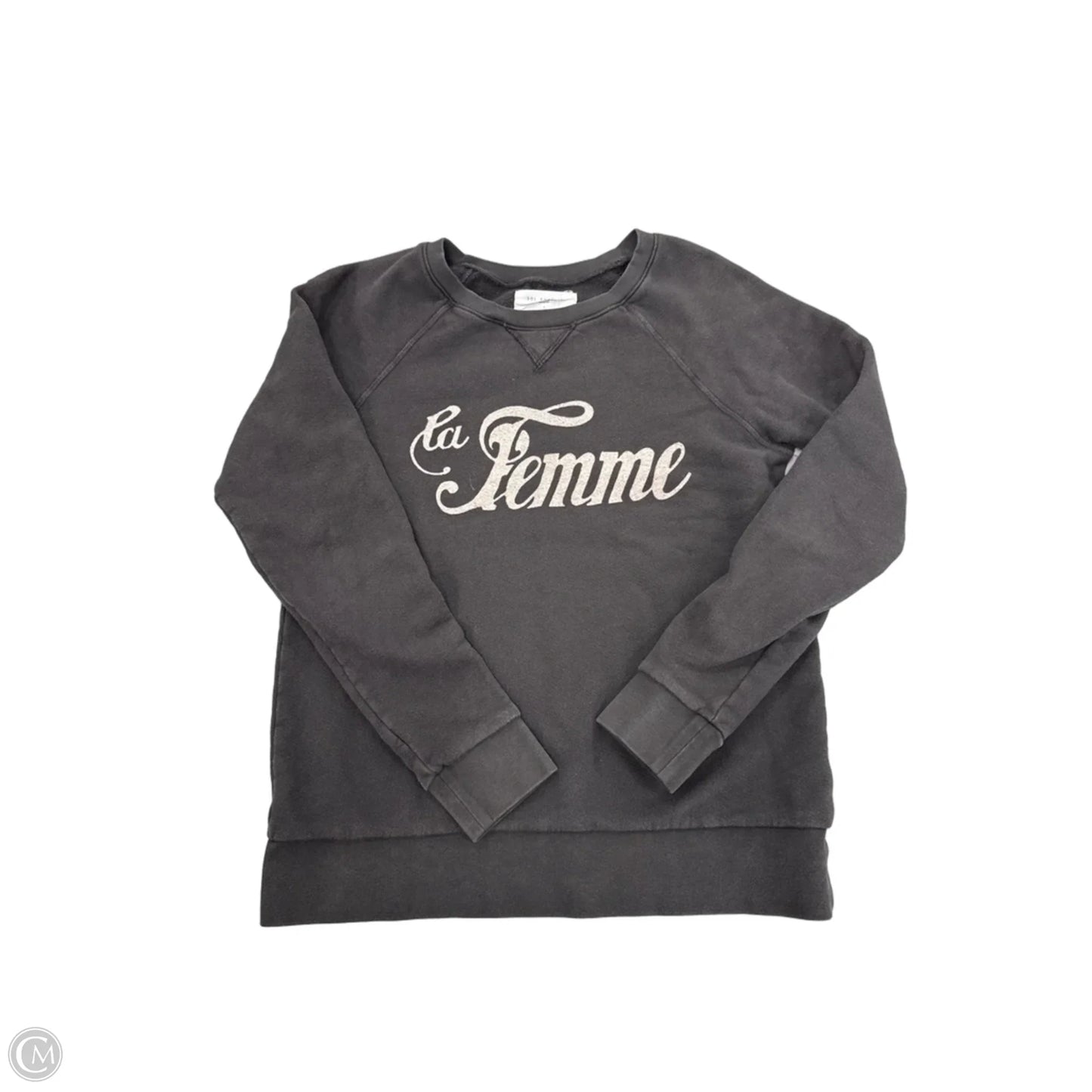 Sweatshirt Crewneck By Anthropologie In Grey, Size: Xs