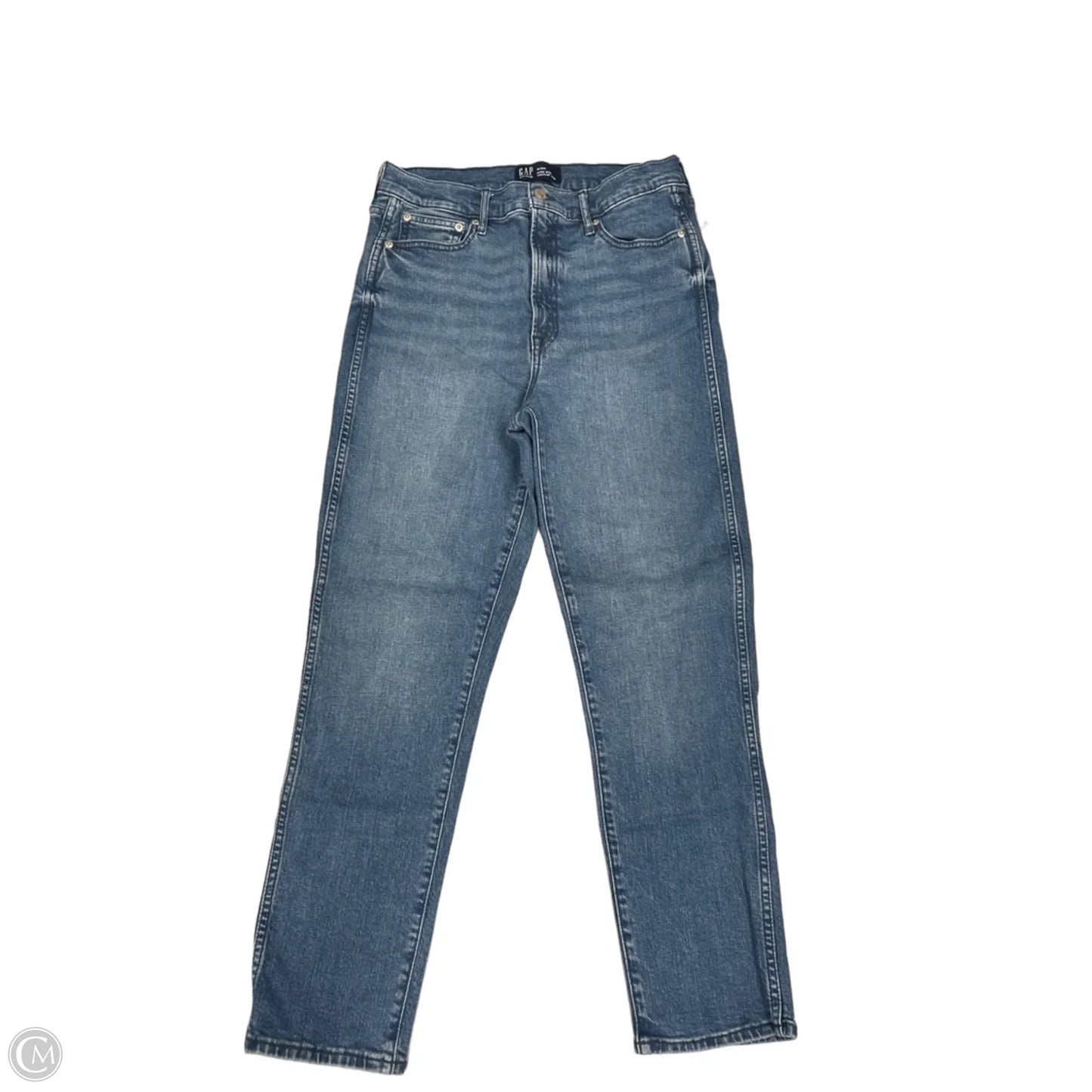 Jeans Skinny By Gap In Blue Denim, Size: 10