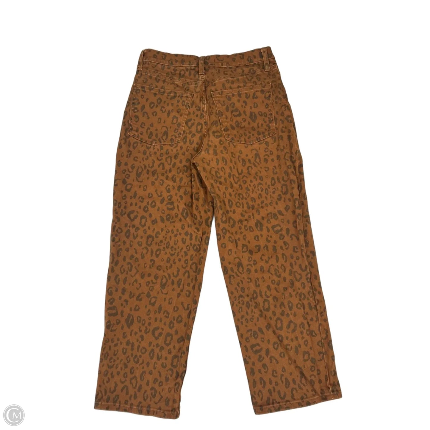 Jeans Straight By Universal Thread In Brown Denim, Size: 8