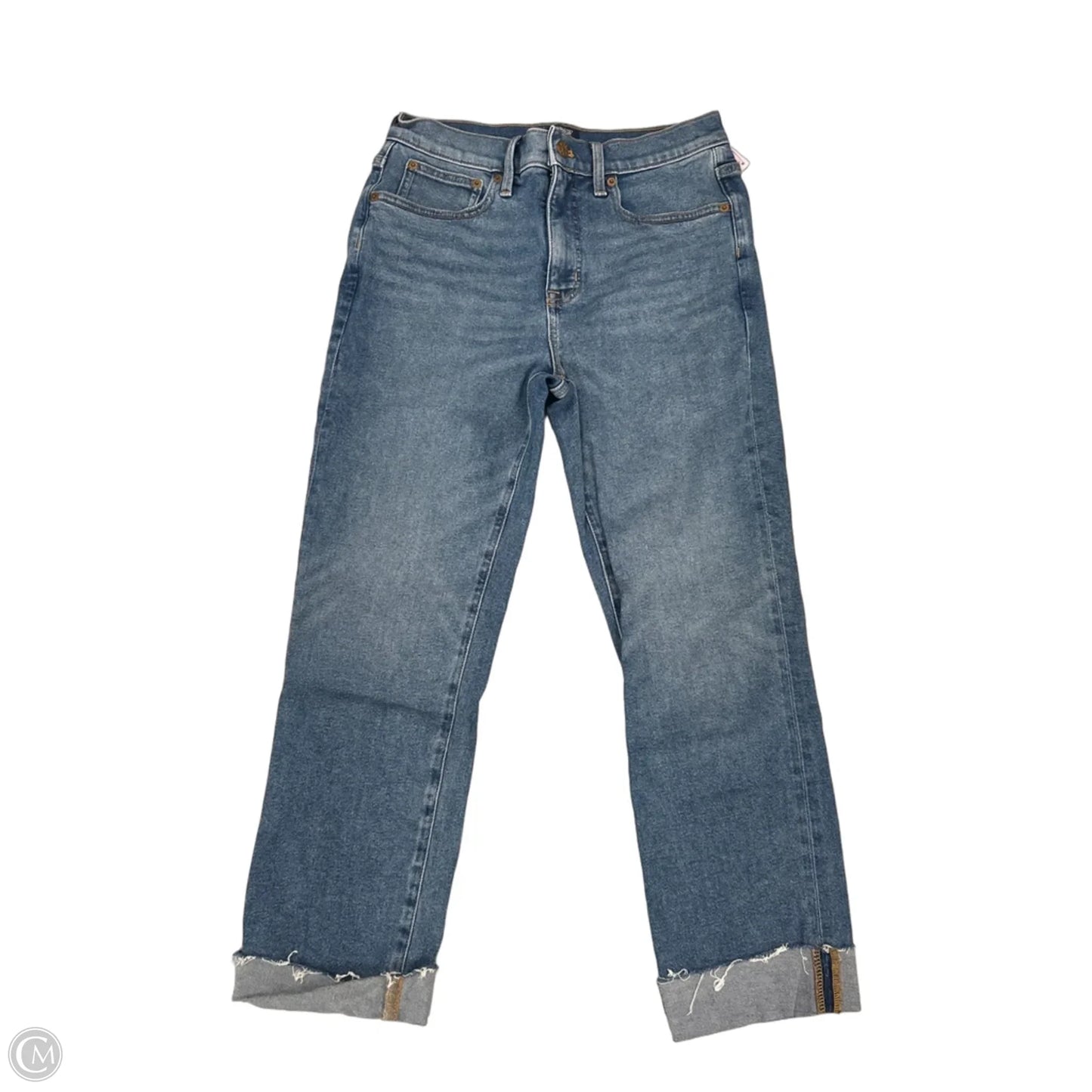 Jeans Cropped By J. Crew In Blue Denim, Size: 4