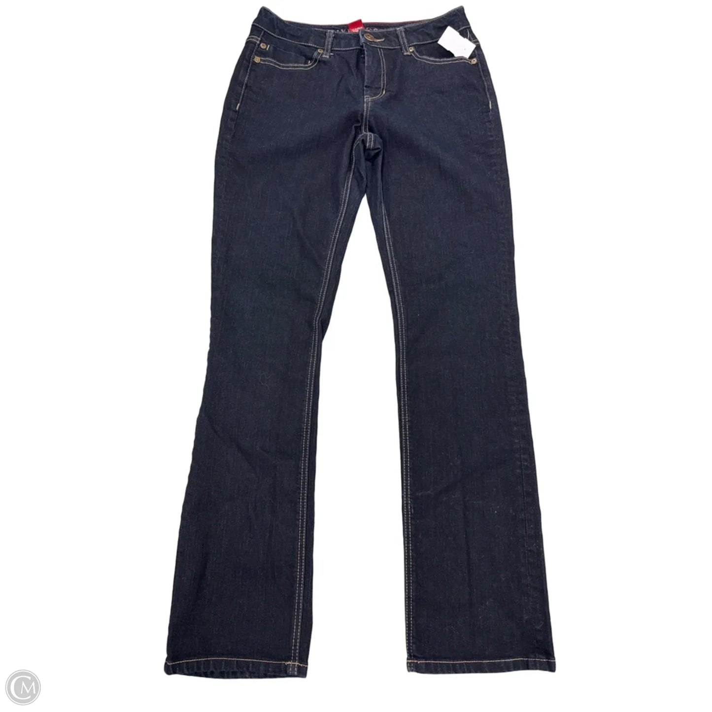 Jeans Straight By Liverpool In Blue Denim, Size: 6