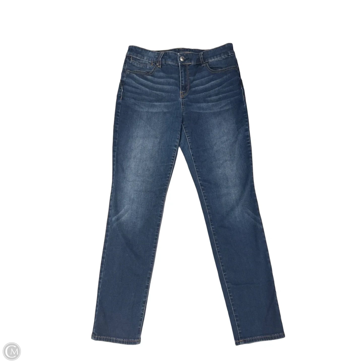 Jeans Jeggings By Chicos In Blue Denim, Size: 6
