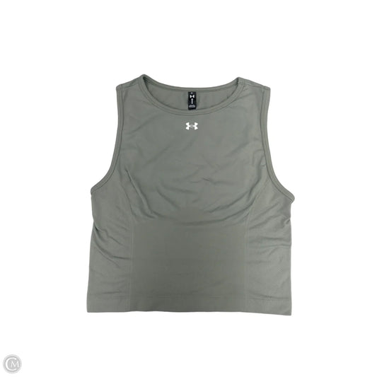 Athletic Tank Top By Under Armour In Grey, Size: L