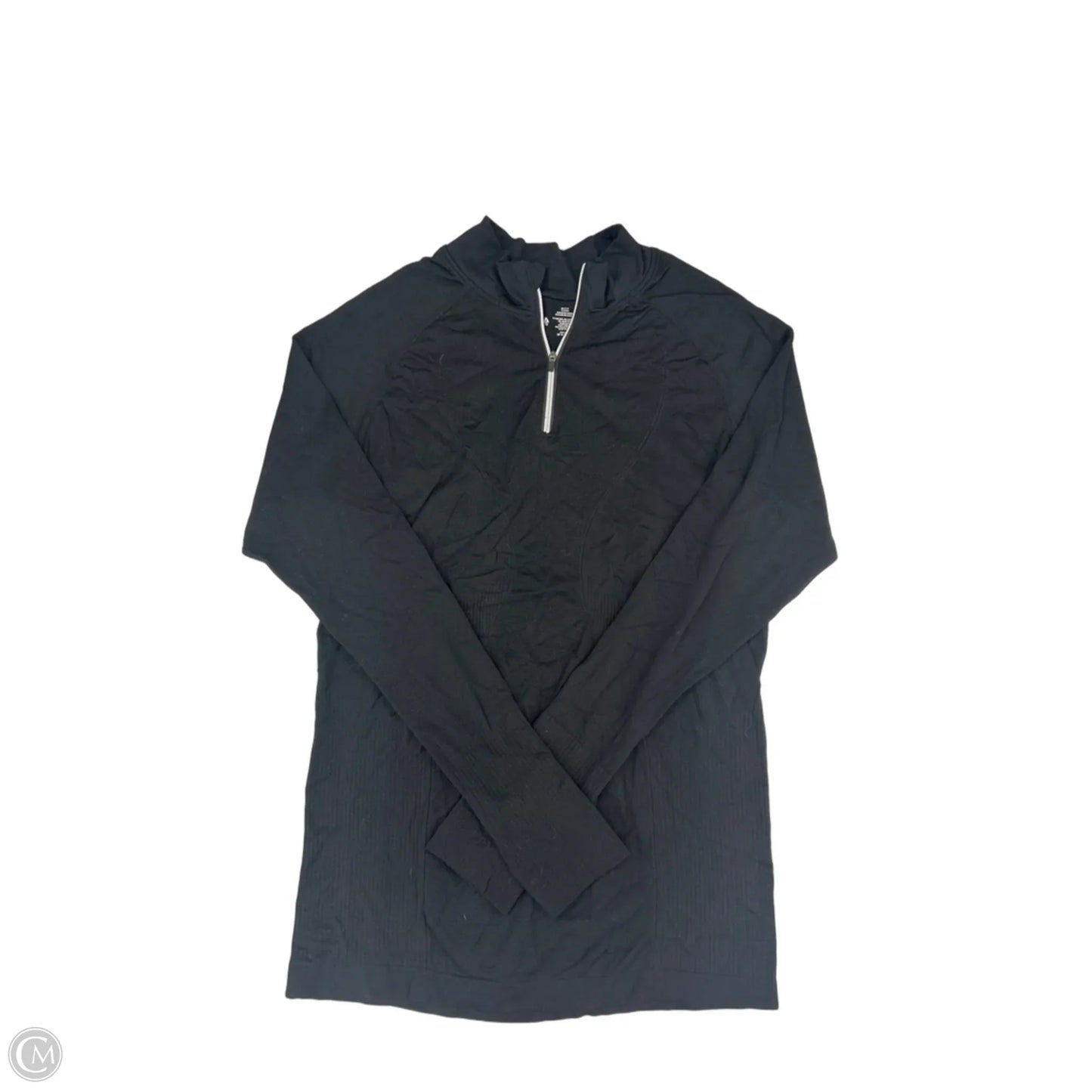 Top Long Sleeve By Zyia In Black, Size: L