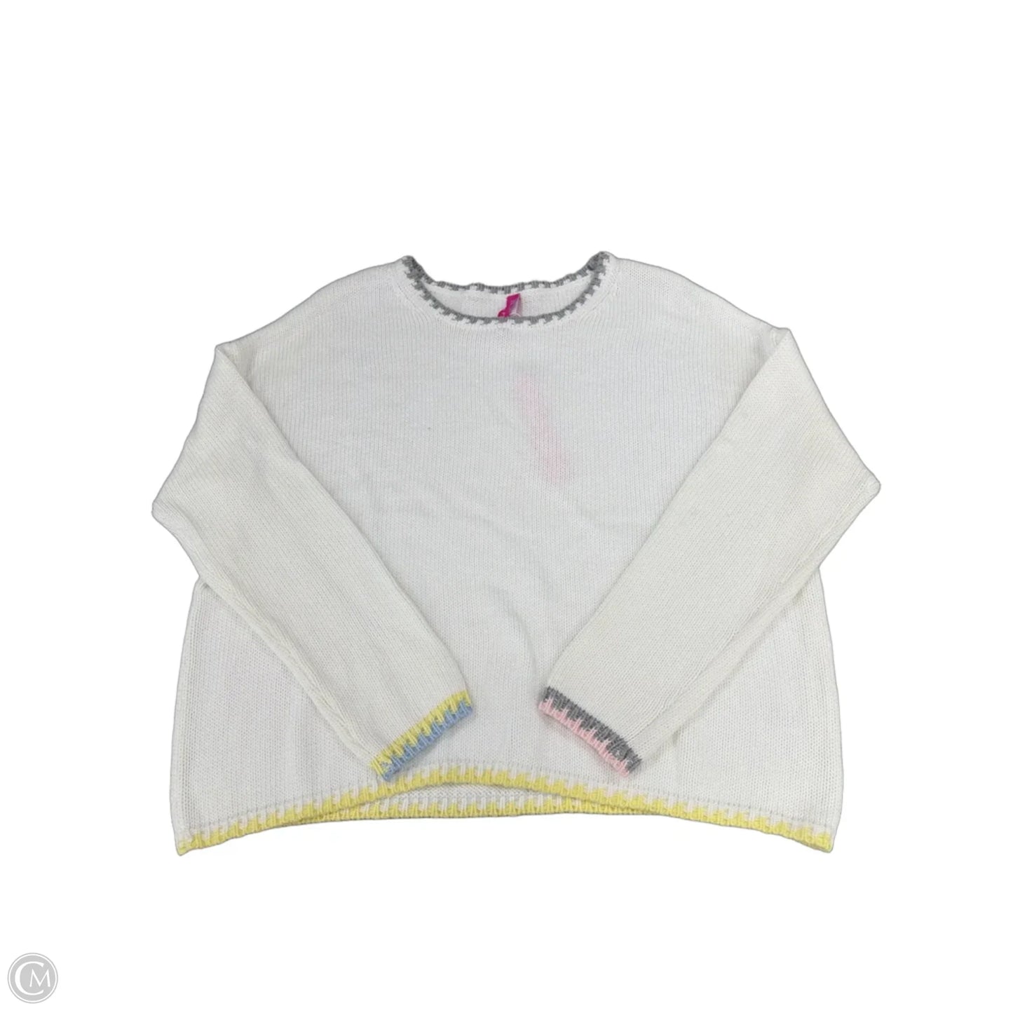 Sweater By Cmc In White, Size: L