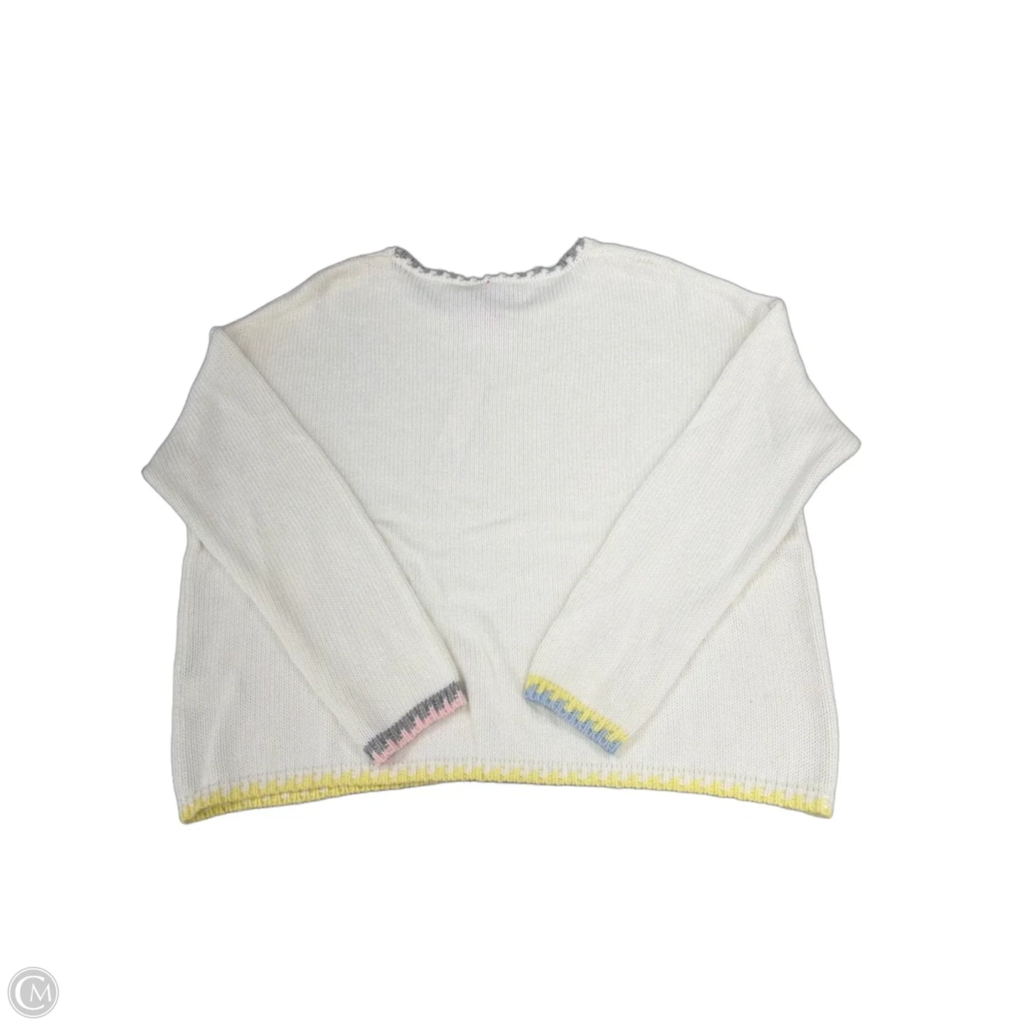 Sweater By Cmc In White, Size: L
