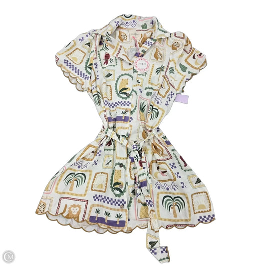 Dress Casual Short By Umgee In Tropical Print, Size: M