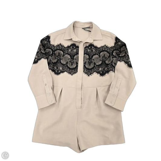 Romper By Anthropologie In Tan, Size: S
