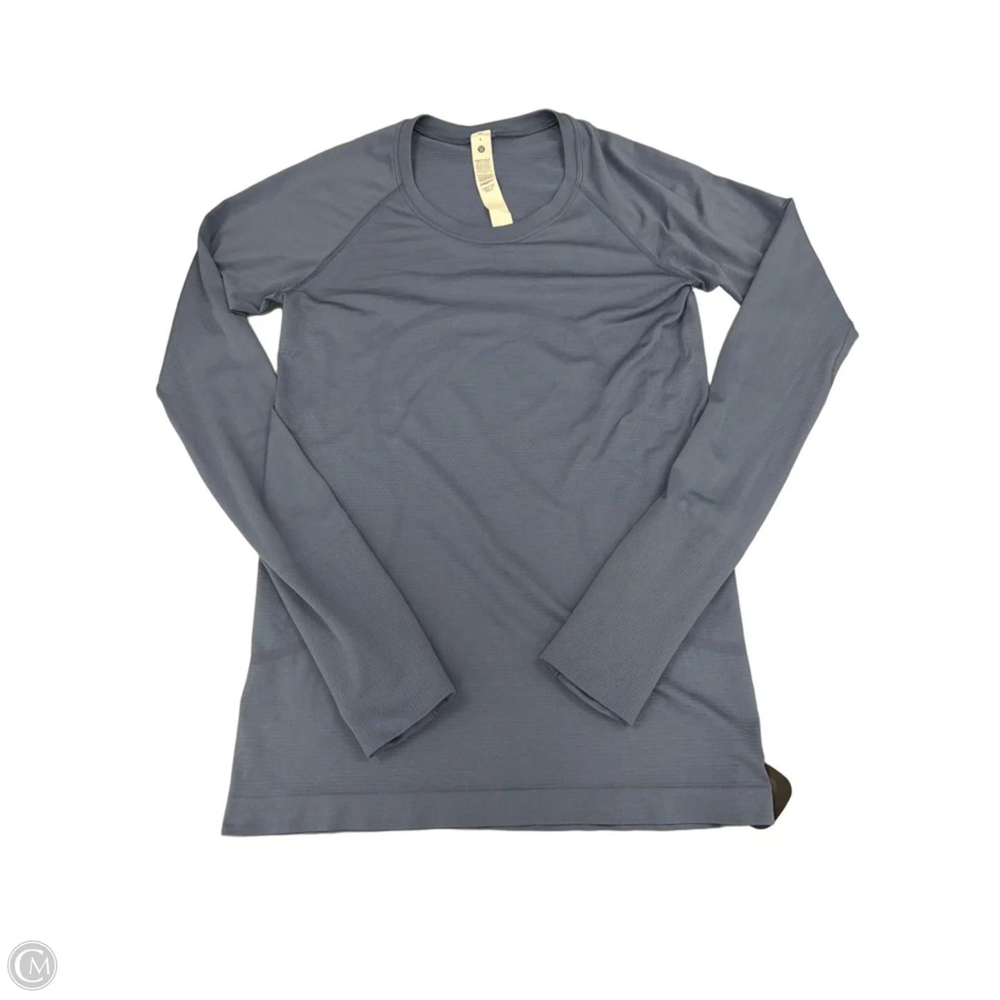 Athletic Top Long Sleeve Crewneck By Lululemon In Blue, Size: 8