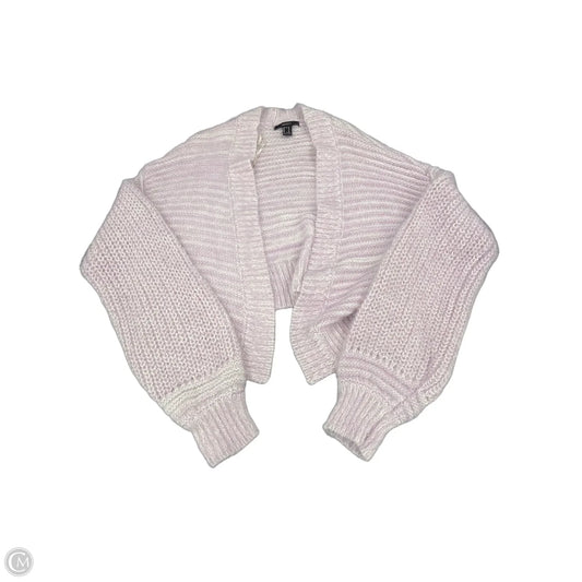 Cardigan By Forever 21 In Purple, Size: M