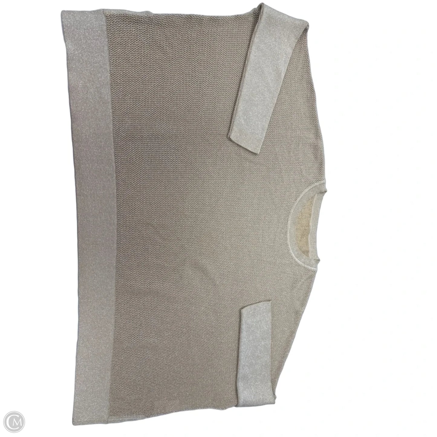 Top Long Sleeve By Planet Gold In Tan, Size: L