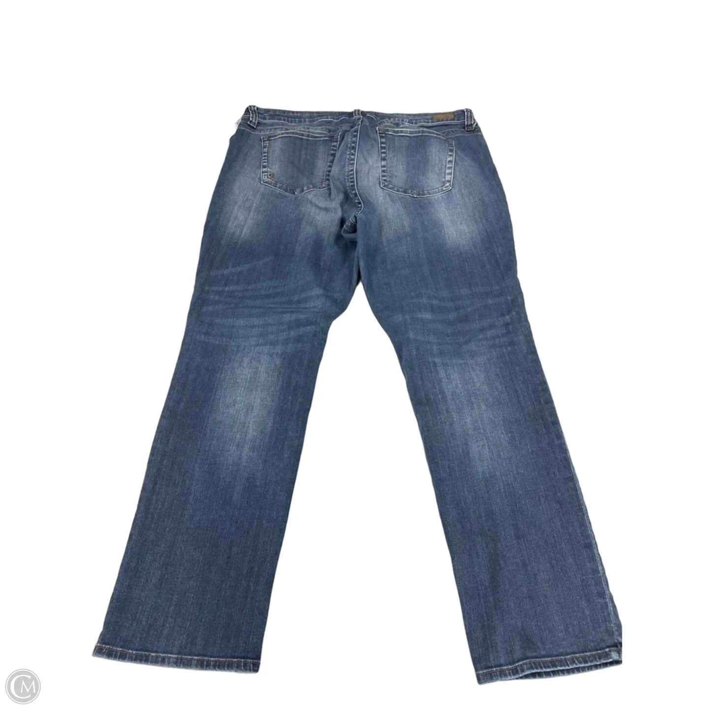 Jeans Straight By Kut In Blue Denim, Size: 20w