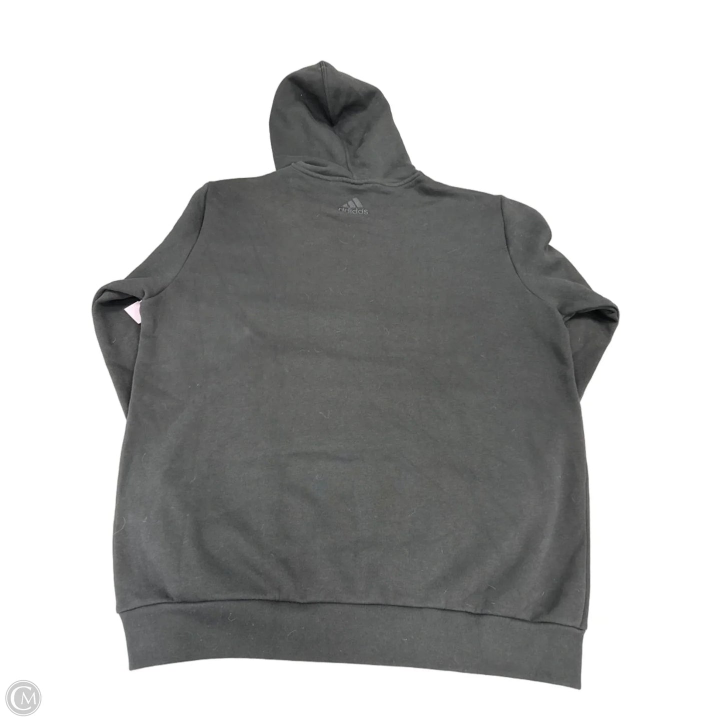 Sweatshirt Hoodie By Adidas In Black, Size: L