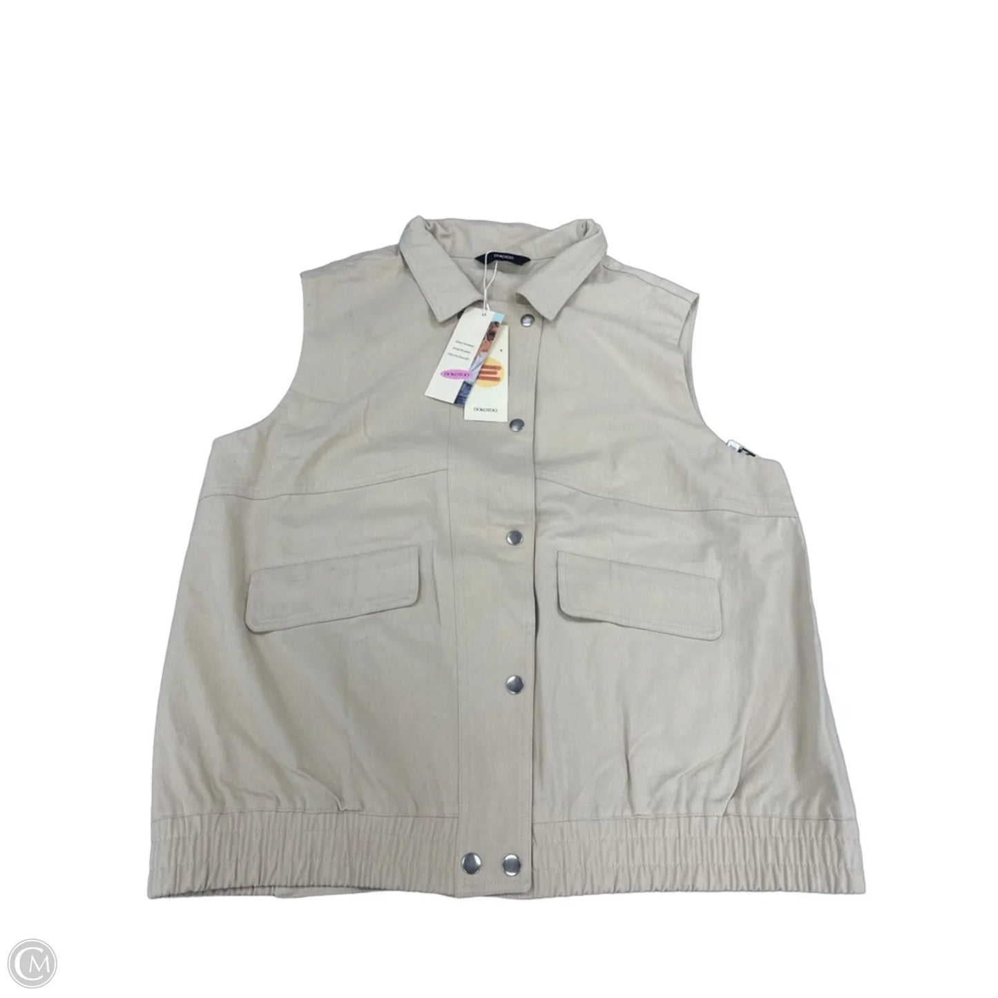 Vest Other By Dokotoo In Tan, Size: Xl
