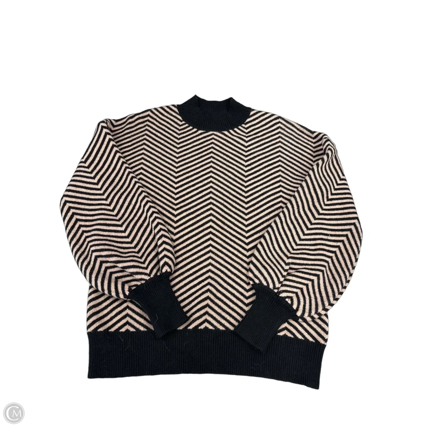 Sweater By Zesica In Black & Brown, Size: S