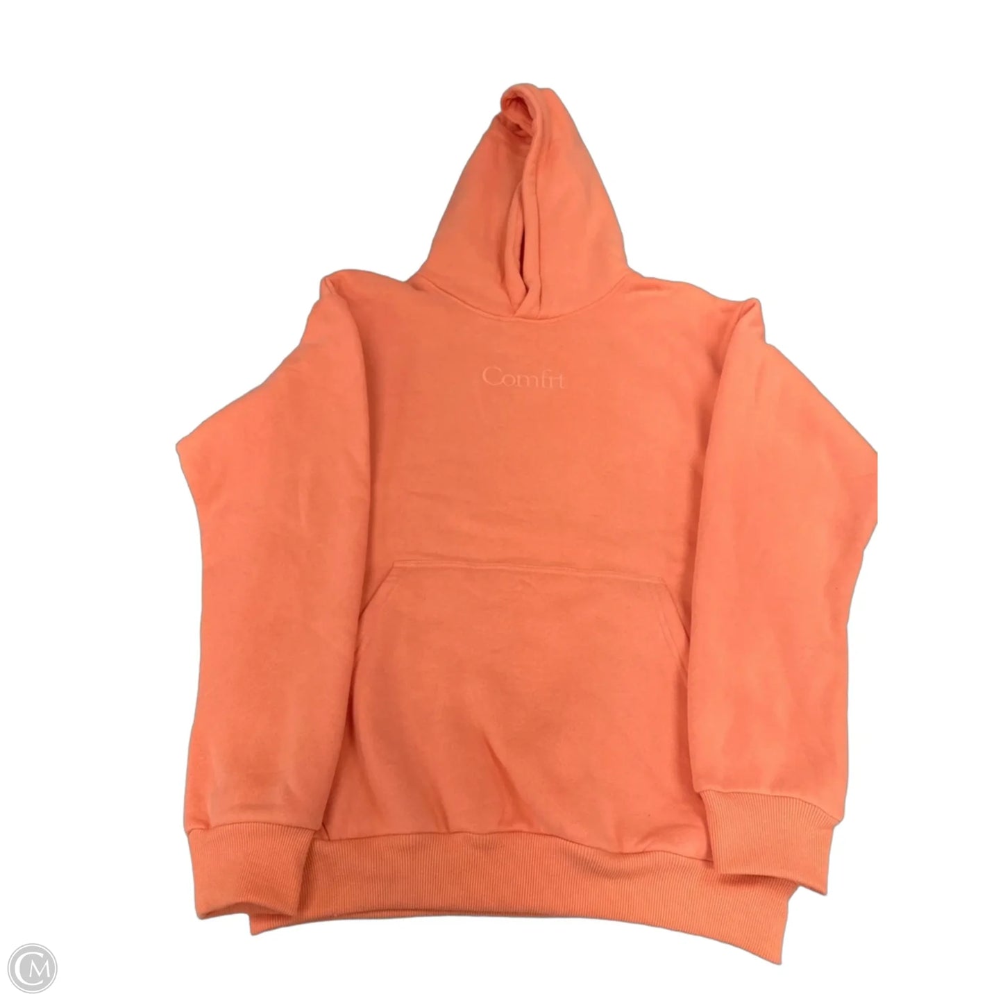 Sweatshirt Hoodie By Comfy In Orange, Size: Xs