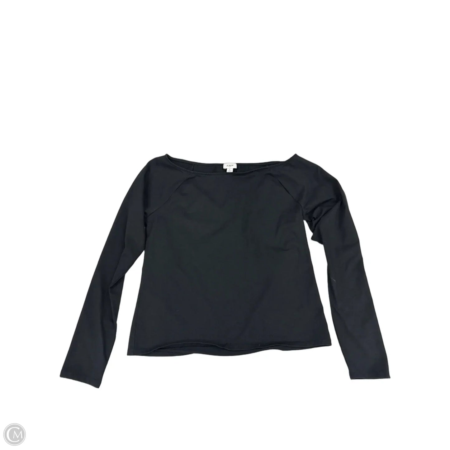 Top Long Sleeve Basic By J. Crew In Black, Size: L