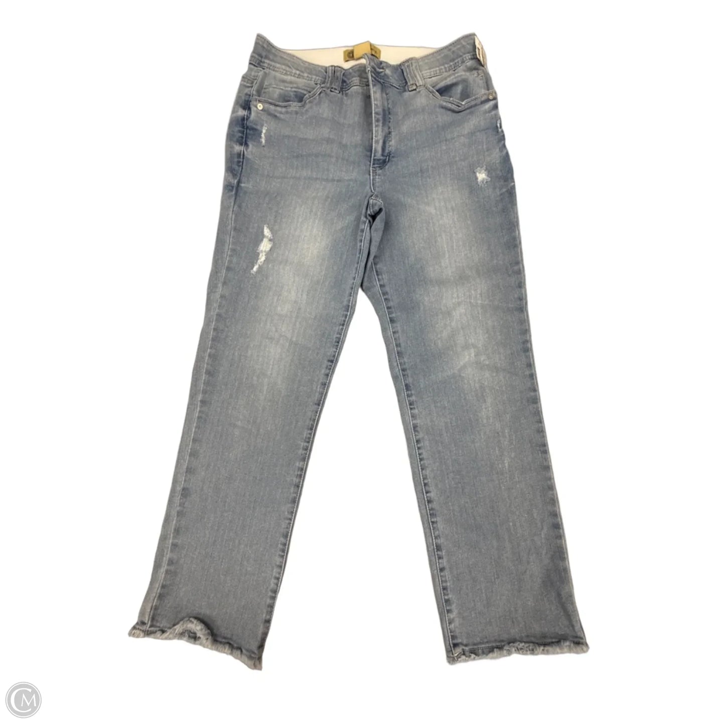Jeans Cropped By Democracy In Blue Denim, Size: 10