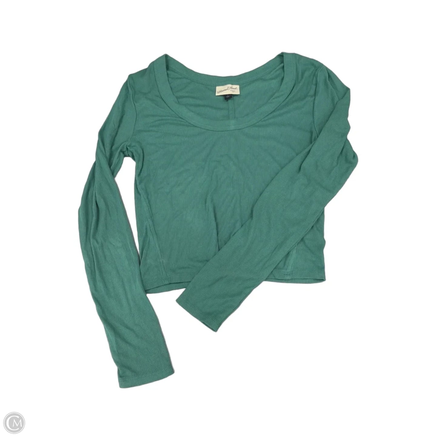 Top Long Sleeve Basic By Universal Thread In Green, Size: L