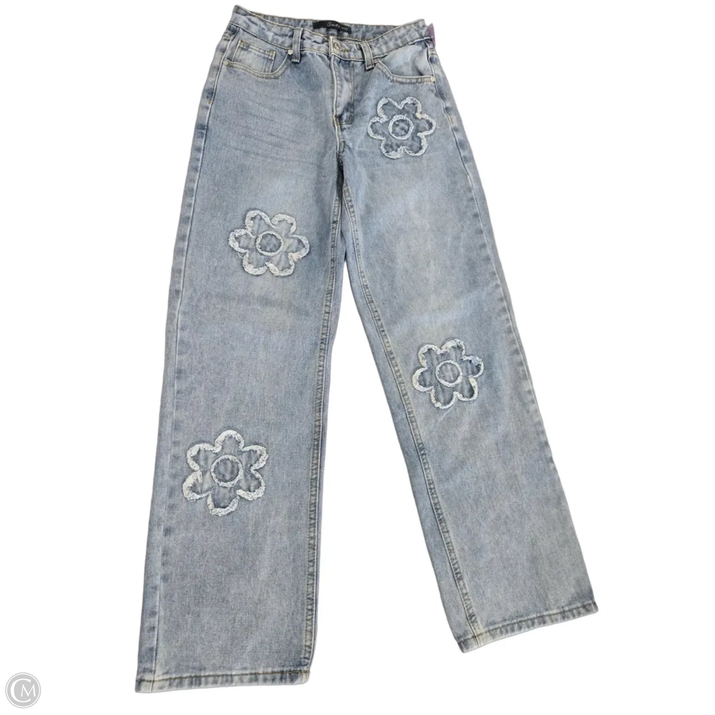 Jeans Straight By Cali 1850 In Blue Denim, Size: 2
