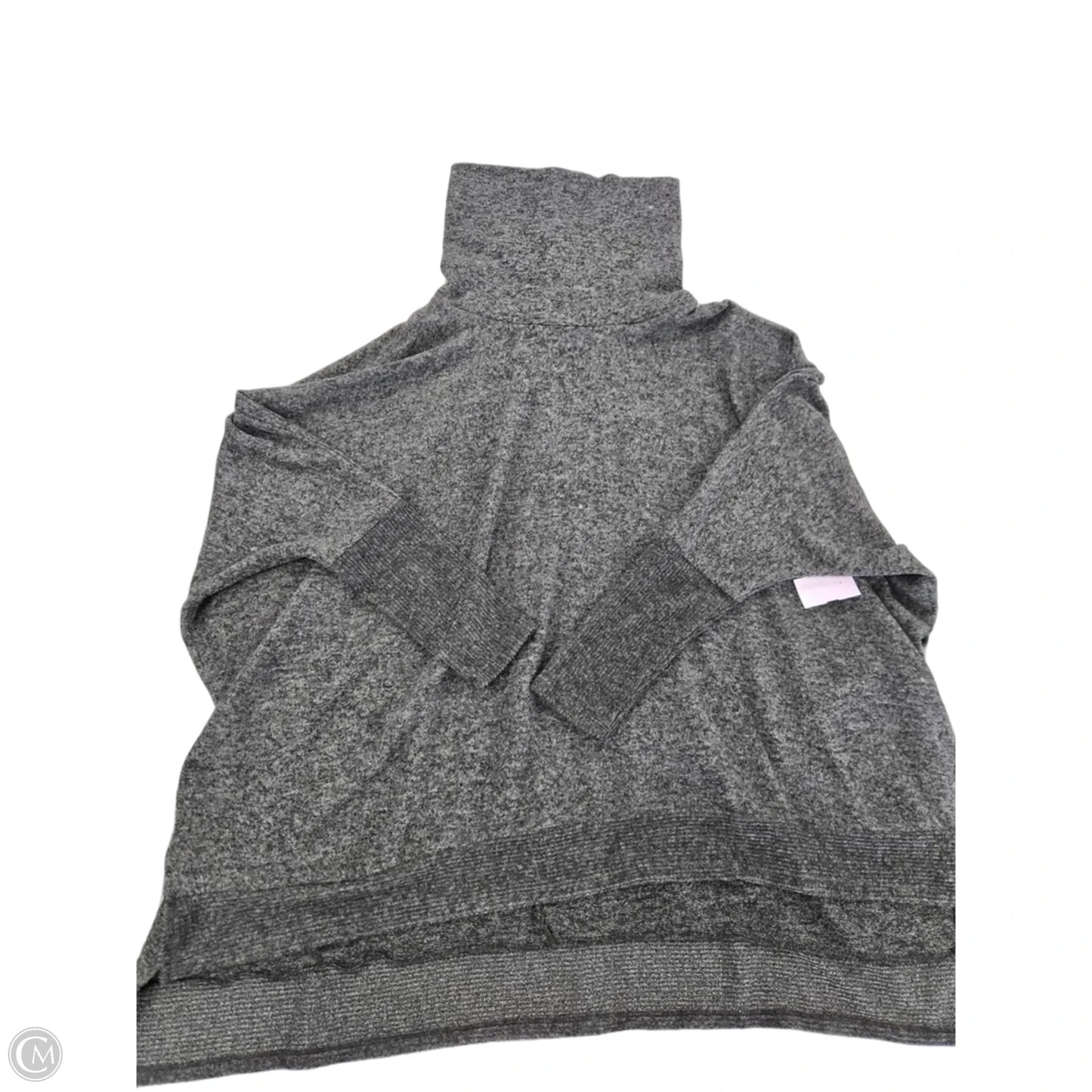 Top Long Sleeve By Zenana In Grey, Size: Xl