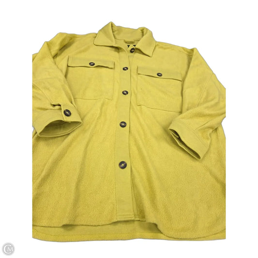 Top Long Sleeve By Wild Fable In Yellow, Size: L