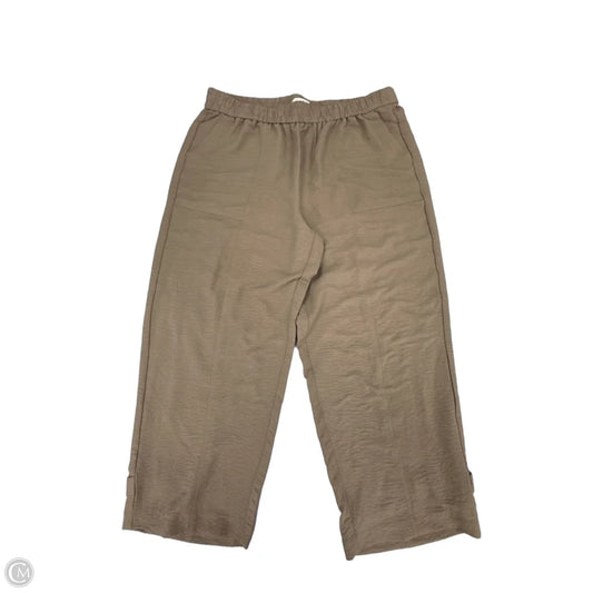 Pants Cropped By Jules & Leopold In Brown, Size: 12