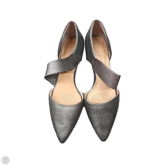 Shoes Heels Kitten By Corso Como In Silver, Size: 6
