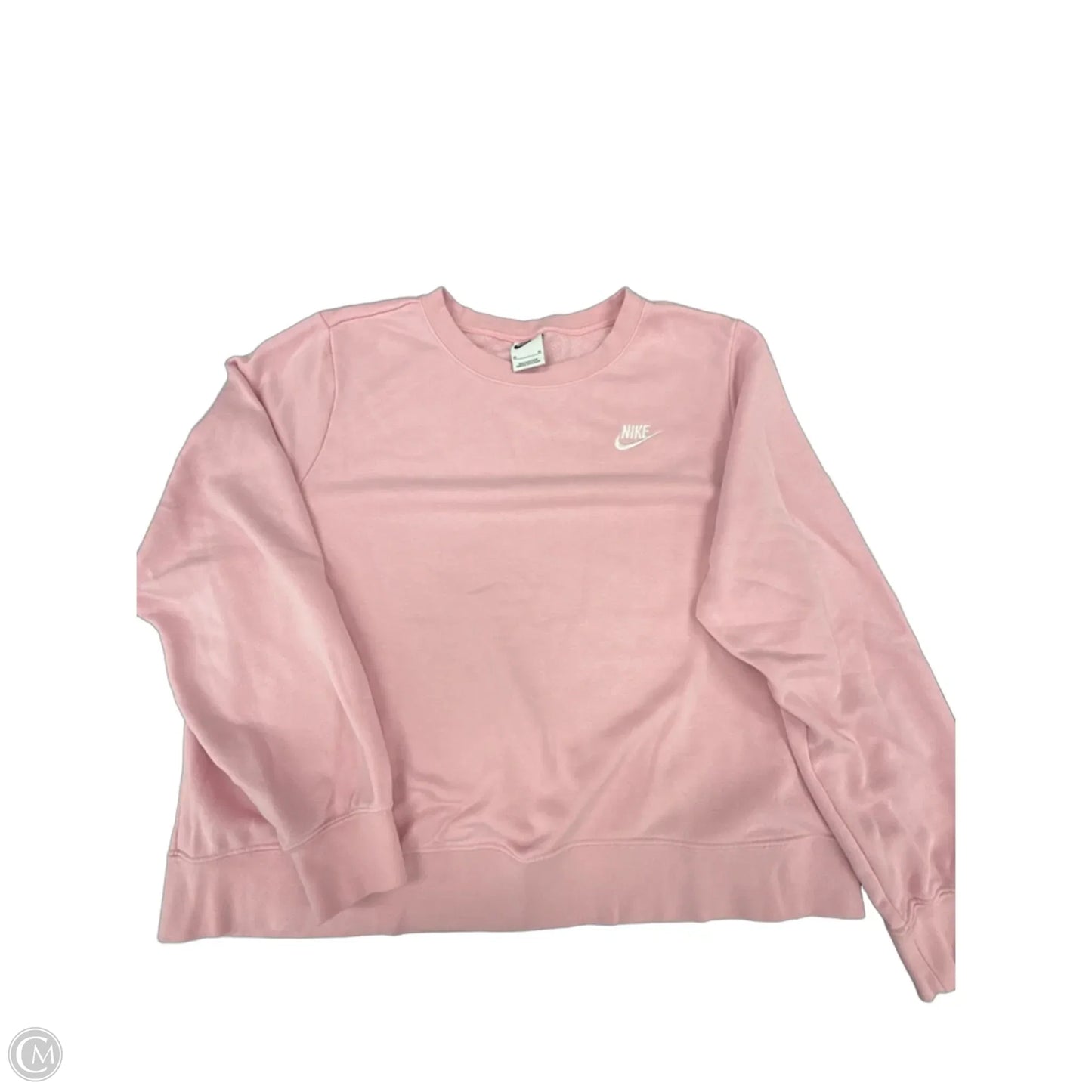 Sweatshirt Crewneck By Nike In Pink, Size: Xxl