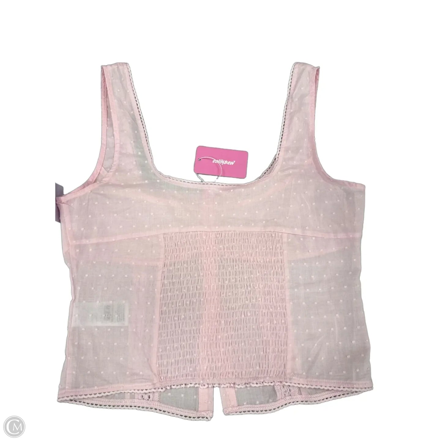 Tank Top By Edikted In Pink, Size: M