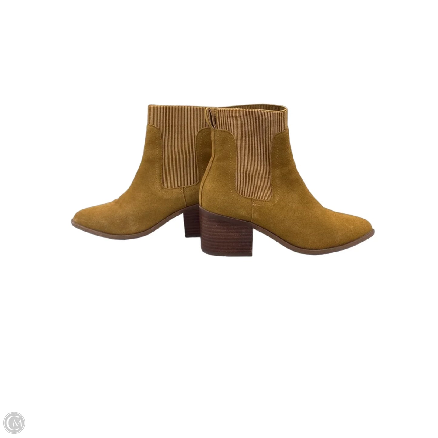 Boots Ankle Heels By Chelsea And Violet In Brown, Size: 7.5