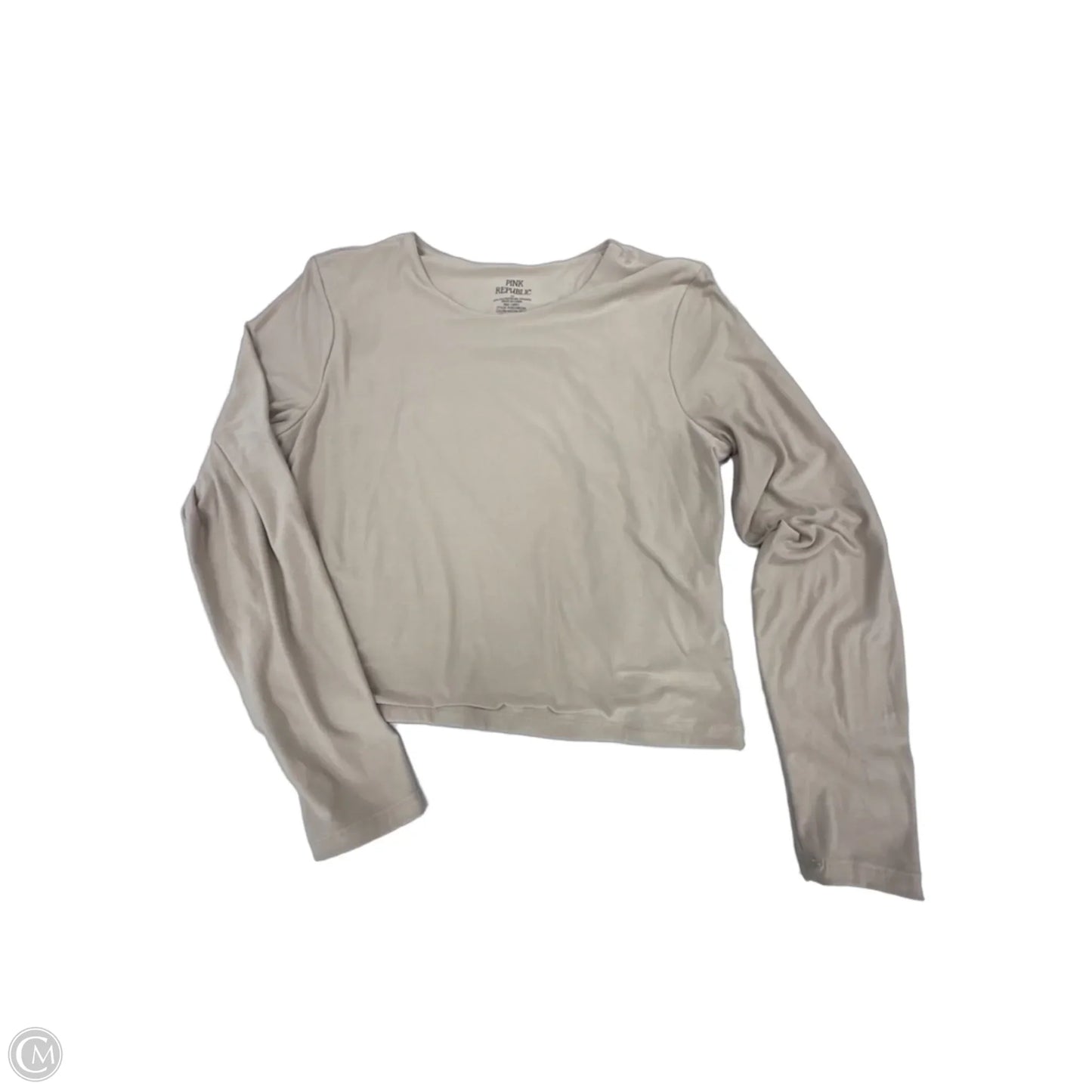 Top Long Sleeve By Pink Republic In Brown, Size: Xl