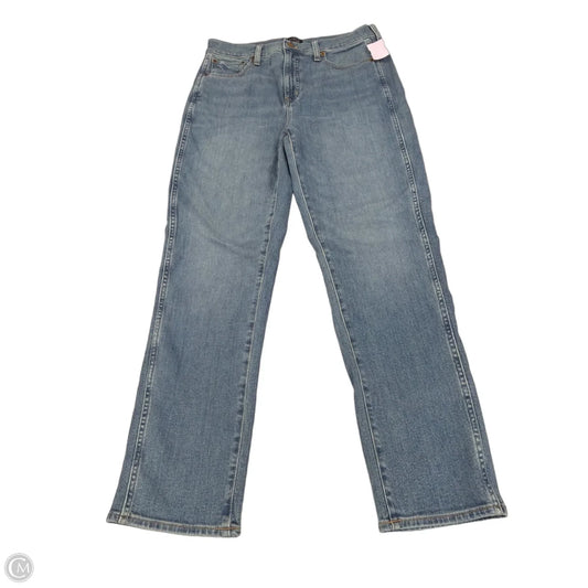 Jeans Straight By J. Crew In Blue Denim, Size: 6