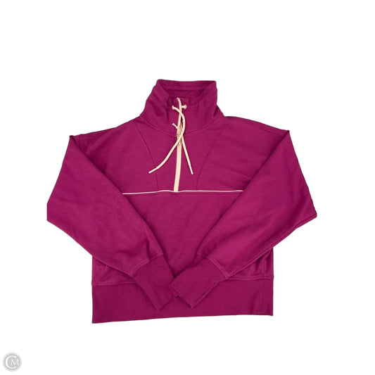 Athletic Top Long Sleeve Collar By Old Navy In Pink, Size: M