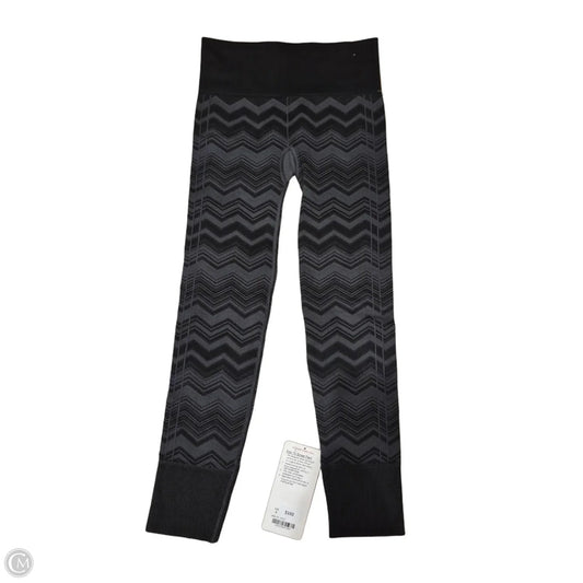 Pants Leggings By Lululemon In Black & Grey, Size: 4
