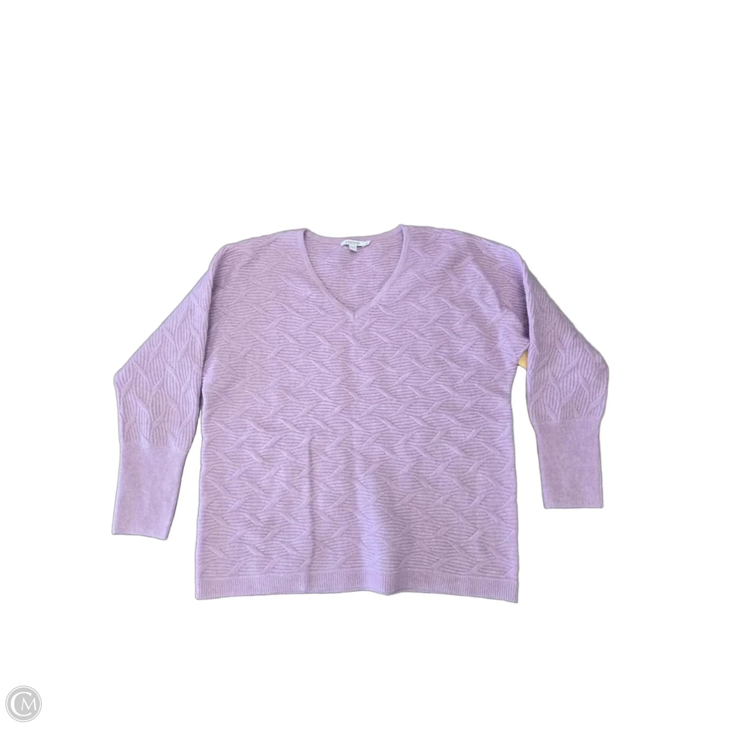 Sweater By Chicos In Purple, Size: M