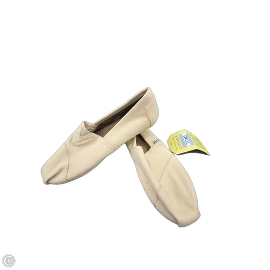 Shoes Flats By Toms In Cream, Size: 8.5