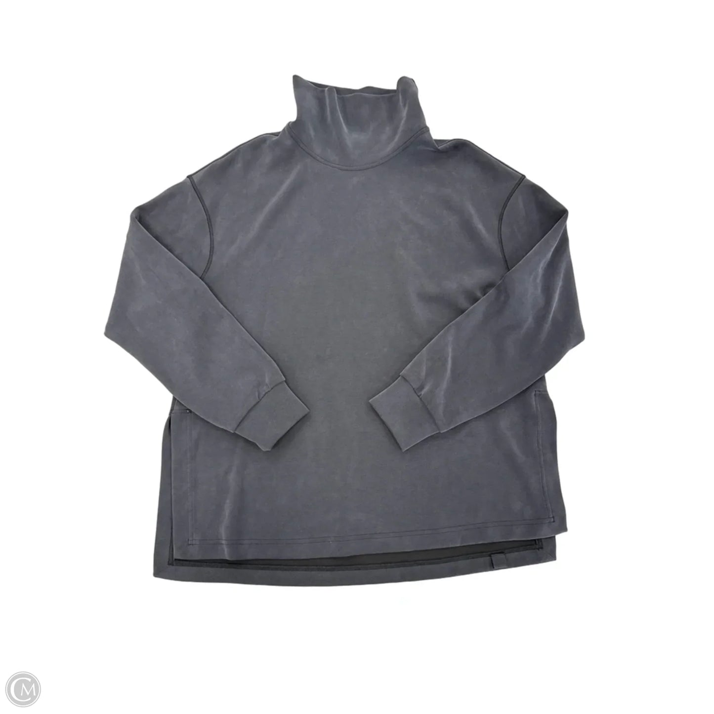 Top Long Sleeve By Lululemon In Grey, Size: S