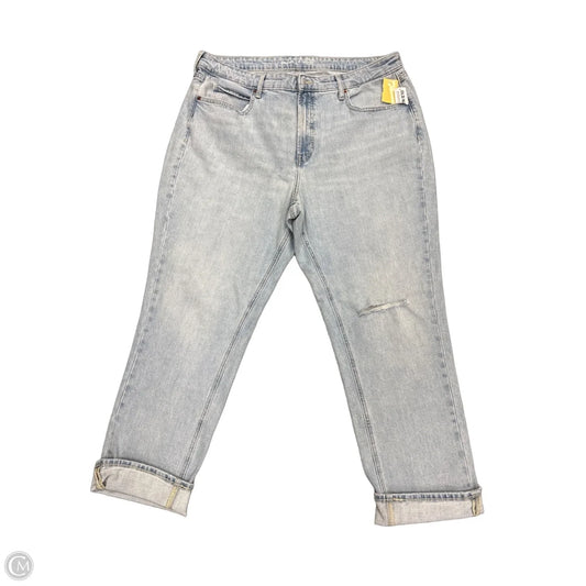 Jeans Straight By Old Navy In Blue Denim, Size: 16
