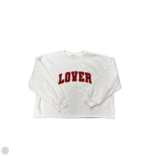 Sweatshirt Crewneck By Z Supply In White, Size: L