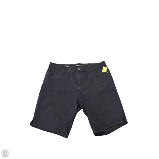 Shorts By Liz Claiborne In Black, Size: 16w