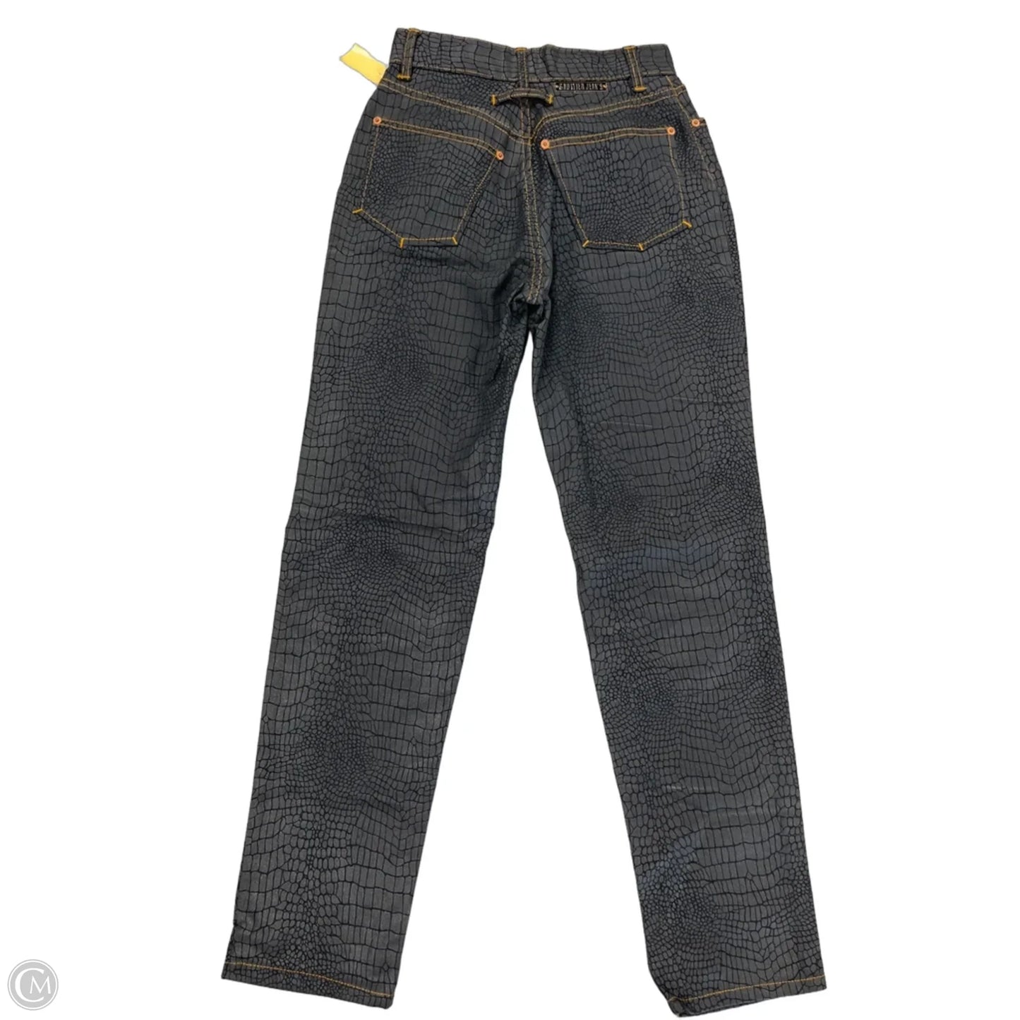 Jeans Luxury Designer By Jean Paul Gaultier In Grey Denim, Size: 2