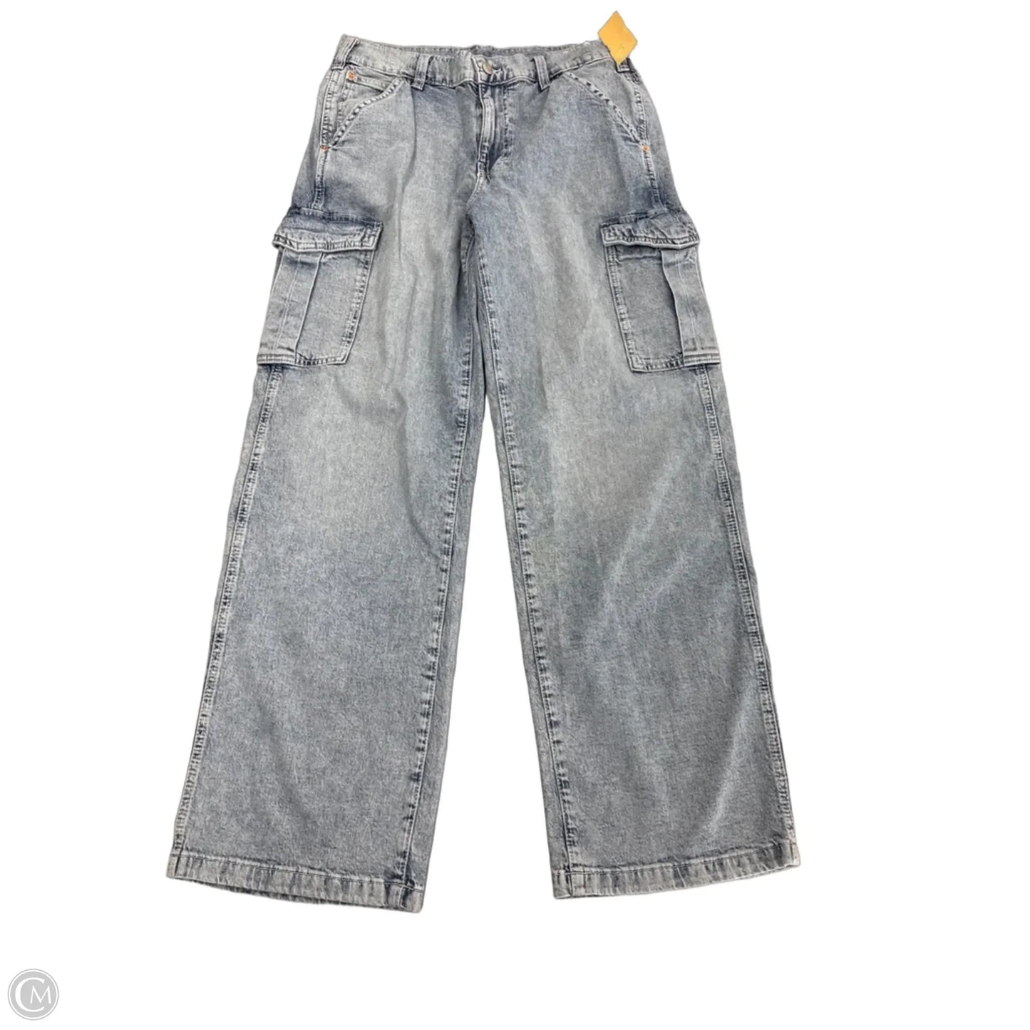 Jeans Straight By Gap In Blue Denim, Size: 6