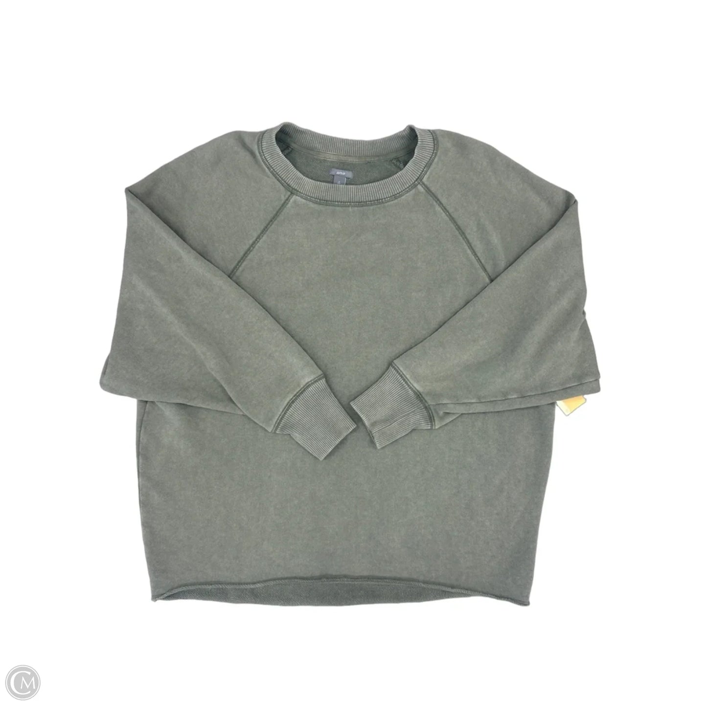 Top Long Sleeve By Aerie In Green, Size: S