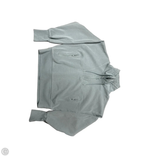 Athletic Top Long Sleeve Collar By Old Navy In Green, Size: M