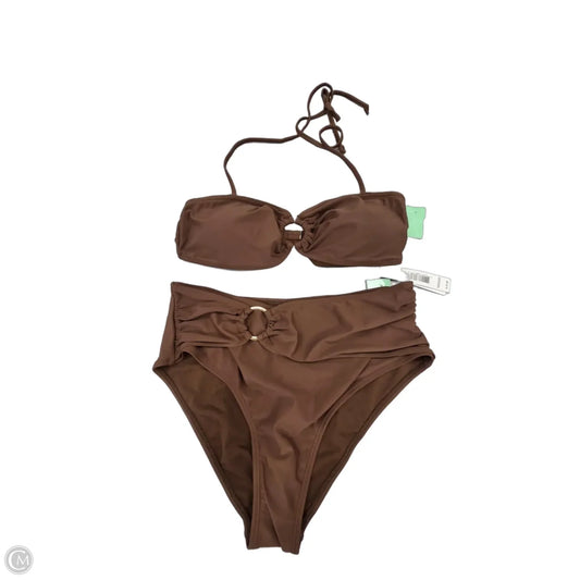 Swimsuit 2pc By Tahari In Brown, Size: Xl