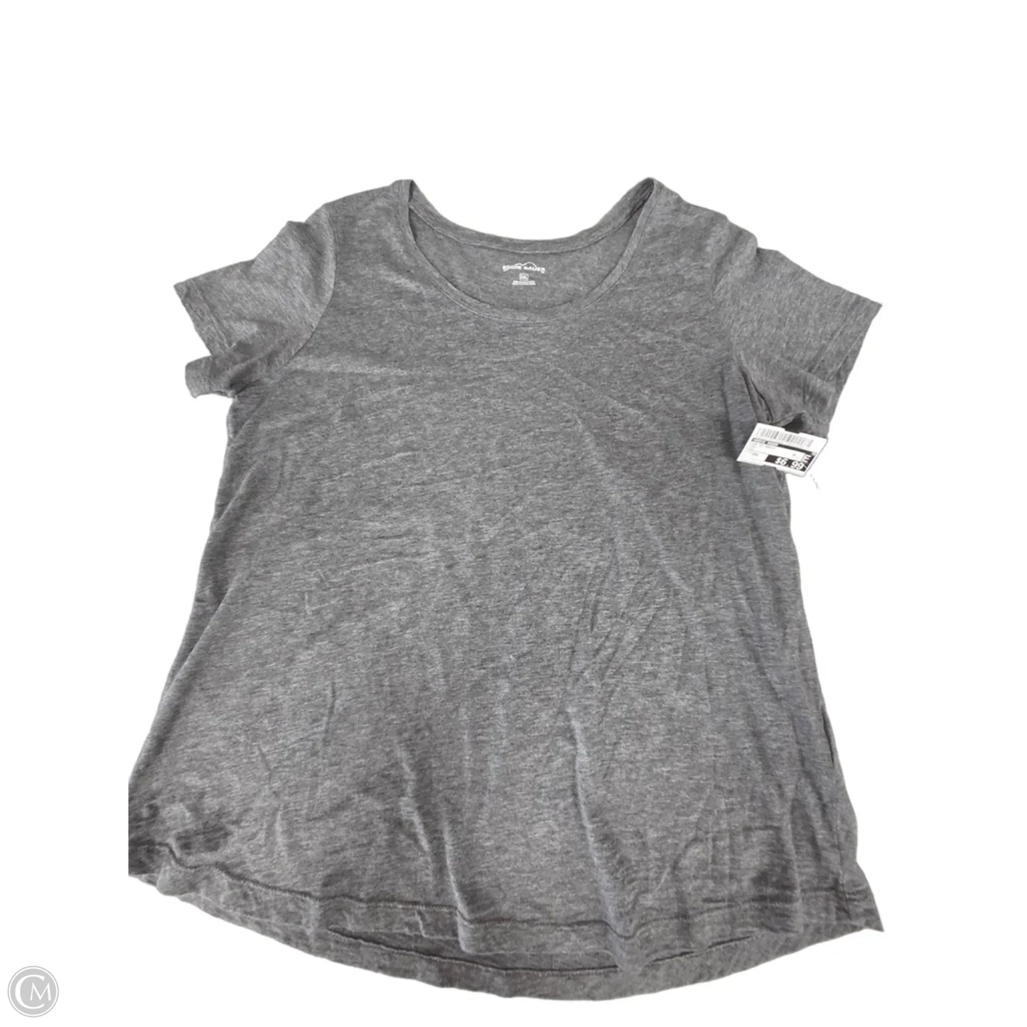 Top Short Sleeve Basic By Eddie Bauer In Grey, Size: Xxl